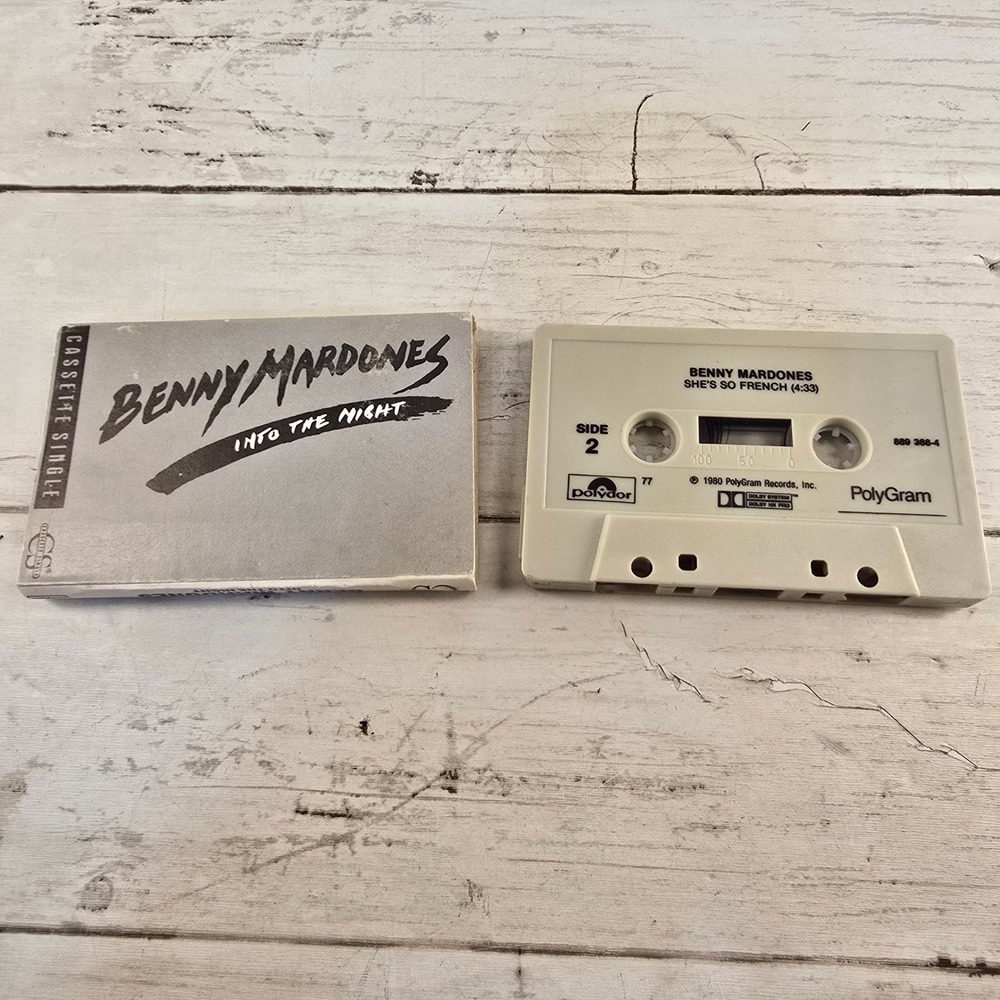 VTG Benny Mardones Into The Night Cassette Single She's So French Polydor
